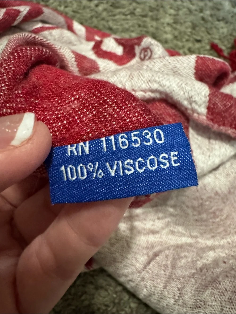 🏆 Sandol University of Oklahoma Sooners Fringe Scarf